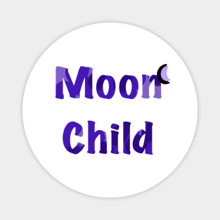 Moon Child with Two Moons Magnet